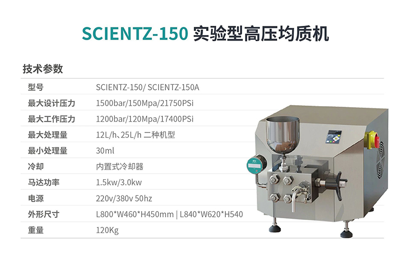 實(shí)驗型高壓均質(zhì)機